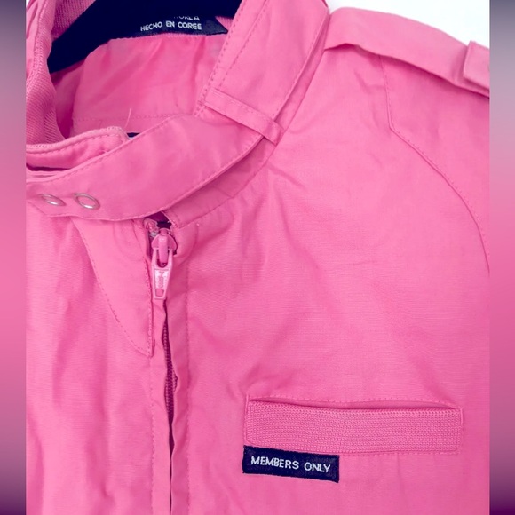 🩷💖🩷 Vintage Barbie/ Bubble Gum PINK MEMBERS ONLY Jacket - XL - 1980s 🩷💖🩷 - Picture 4 of 8